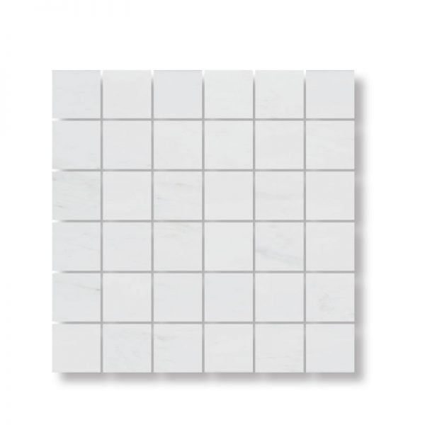 Dolomite Honed Marble Mosaic Straight 2x2 Inch