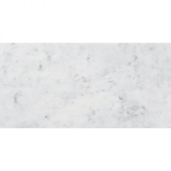 Himalaya White Honed Marble Tiles 12x24x3/8 Inch