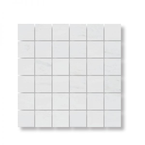 Dolomite Polished Marble Mosaic Straight 2x2 Inch