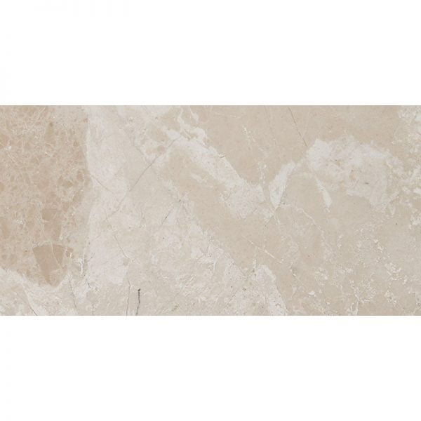 Floridian Cream Polished Marble Tiles 12x24x1/2 Inch