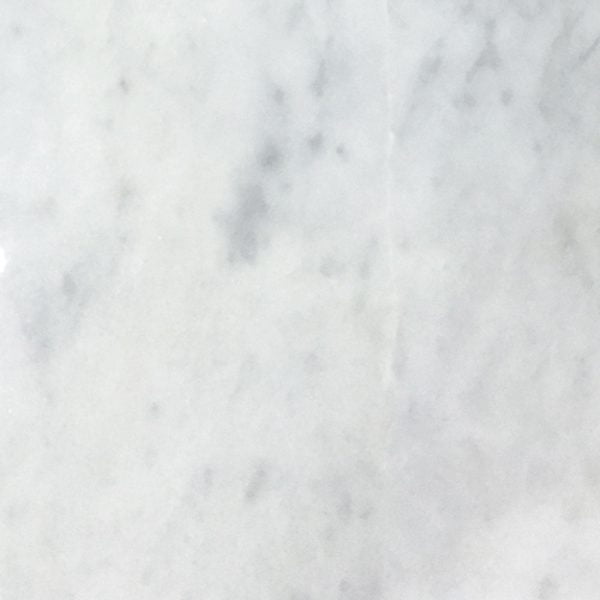 White Carrara T Polished Marble Tiles 24x24x5/8 Inch