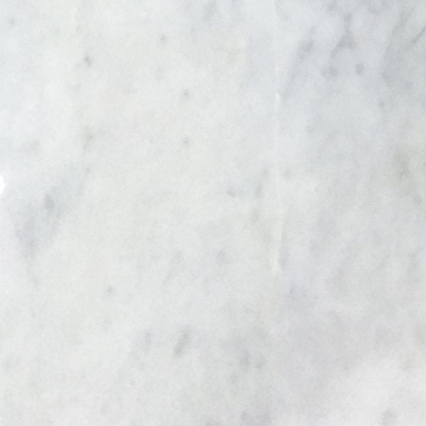 White Carrara T Polished Marble Tiles 36x36x3/4 Inch