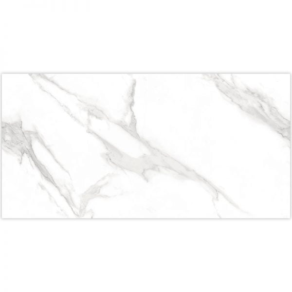 Bianco Lucia Porcelain Matte Tile 24x48 Inch