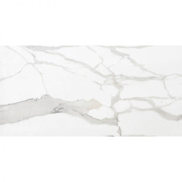 Golden White Porcelain Glossy Tile 24x48 Inch