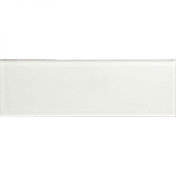 Super White Glass Tile 4x12 inch SA-031