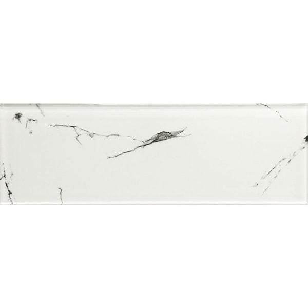 Carrara Glass Tile 4x12 inch SA-040