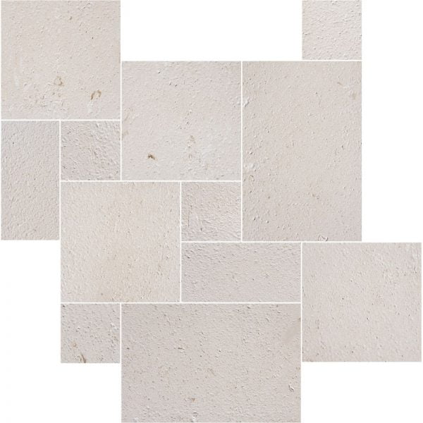 Myra Brushed Limestone French Pattern