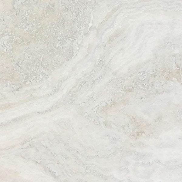 Bianco Modern Filled&Honed Travertine Tile 12x12x1/2 Inch