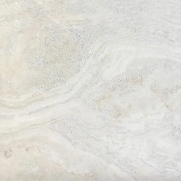 Bianco Modern Filled&Honed Travertine Tile 24x24x1/2 Inch
