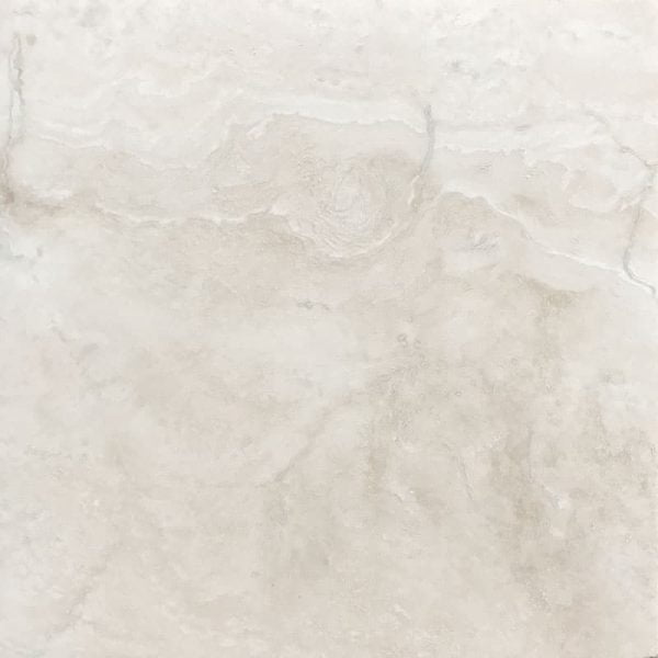 Bianco Rustic Tumbled Travertine Tile 6x6x3/8 Inch