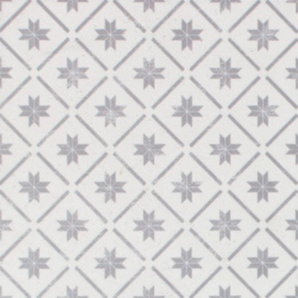 Ecostone White 8x8 Inch Pattern 1