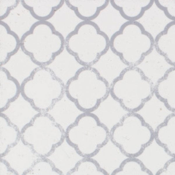 Ecostone White 8x8 Inch Pattern 3