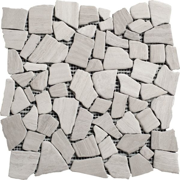 Haisa Tumbled Marble Mosaic Pebble SA-16